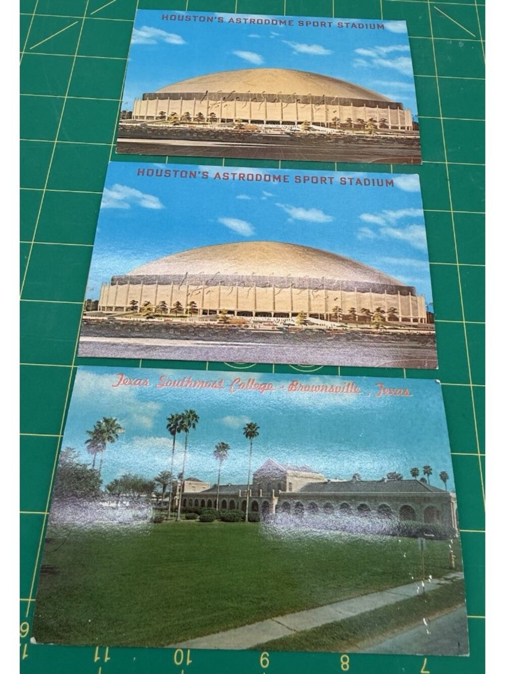 Vintage Texas The Astrodome & Texas Southernmost College Postcards NOSv